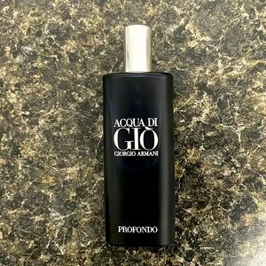 New Travel Size Acqua Di Gio Profondo Eau De Parfum Spray 0.5 FL oz/ 15mL
